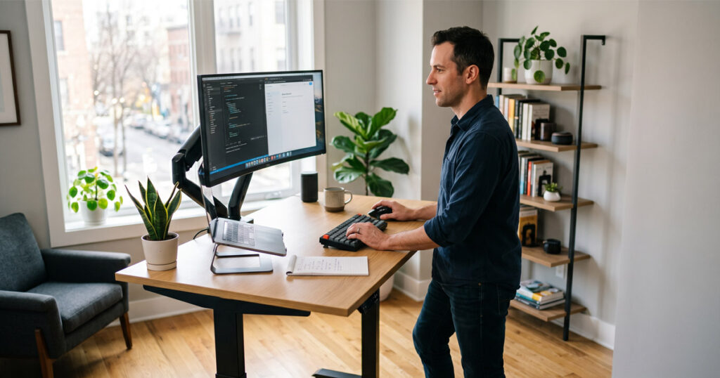 Los mejores escritorios de pie para home office en 2026