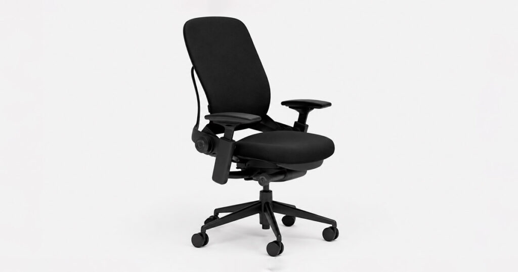 Steelcase Leap V2 silla ergonómica de oficina en color negro