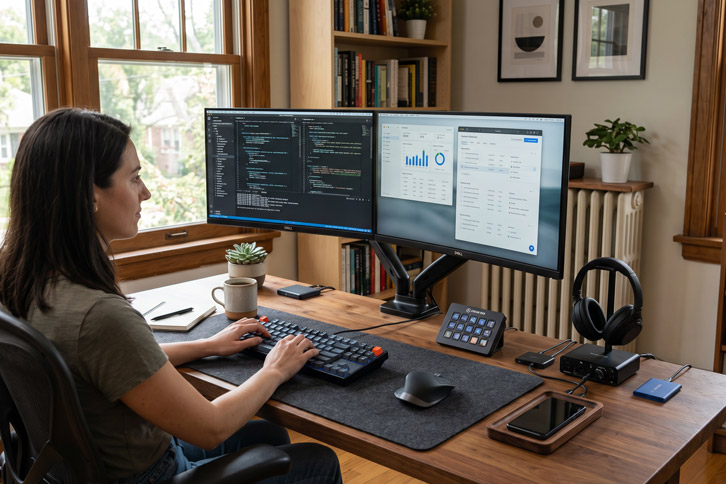 Tech para home office: monitores, periféricos y gadgets para trabajar desde casa en español