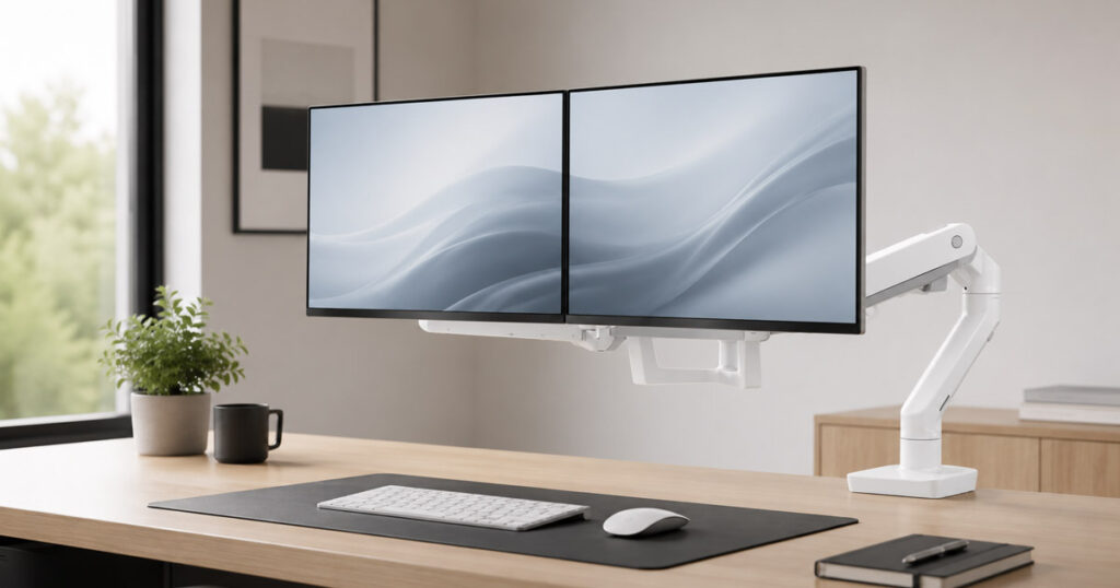 setup doble monitor productividad home office