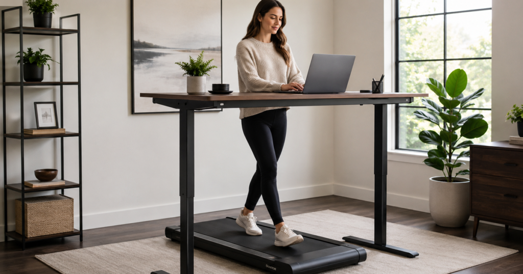 caminadora bajo escritorio walking pad home office