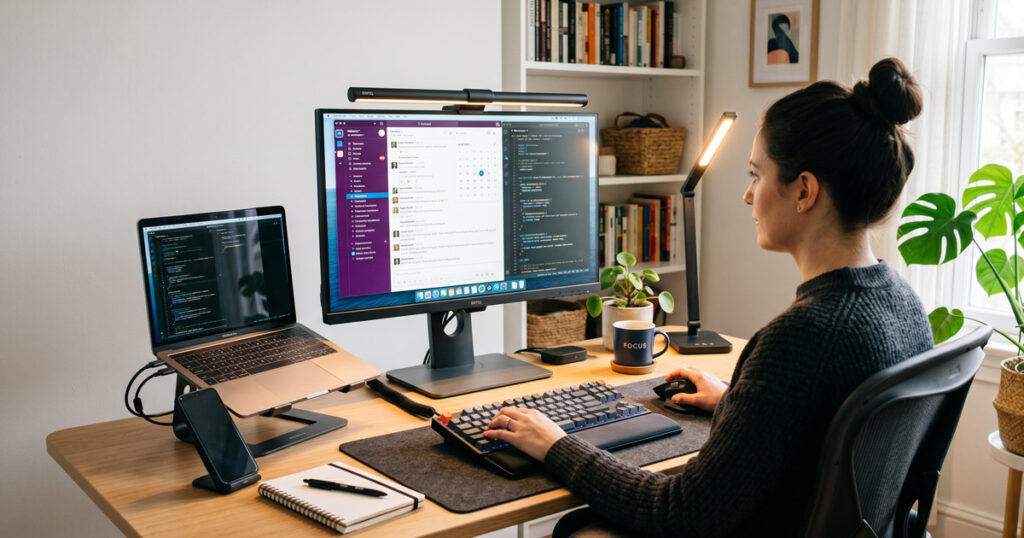 mejores lámparas de escritorio LED para home office 2026