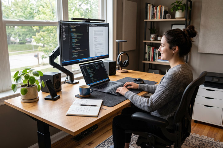 setup de home office por 500 dolares