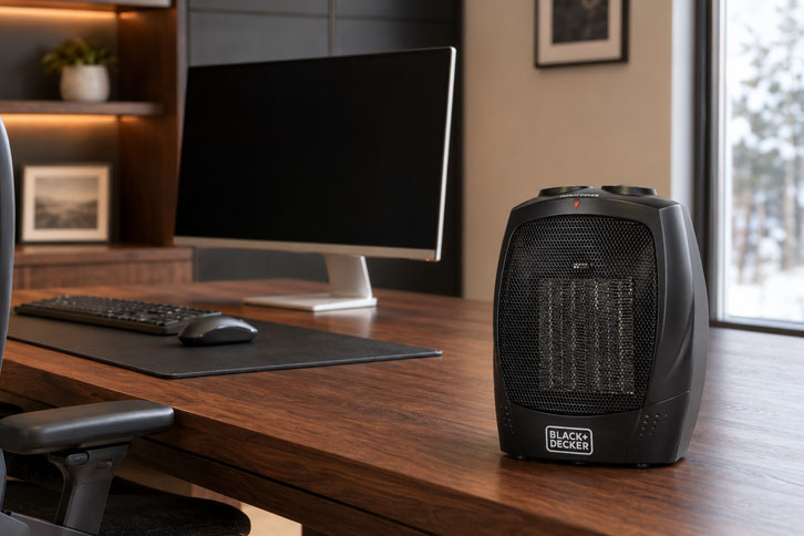 BLACK+DECKER BHDC201 - El más barato que vale la pena - calefactor escritorio