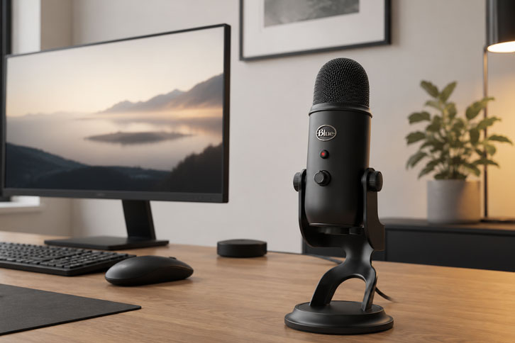 Blue Yeti micrófono USB para home office