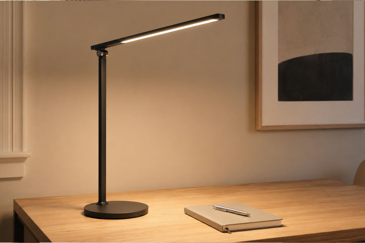 lámpara minimalista para escritorio home office