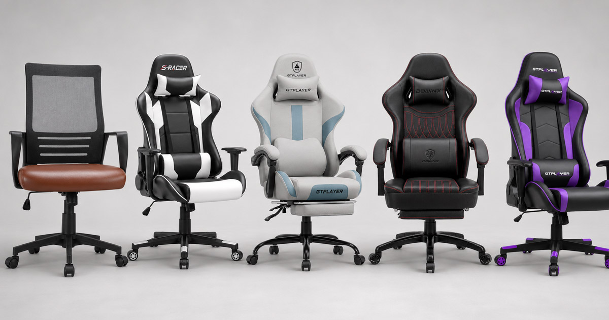 Las 5 mejores sillas gaming baratas de 2026 comparadas en fila