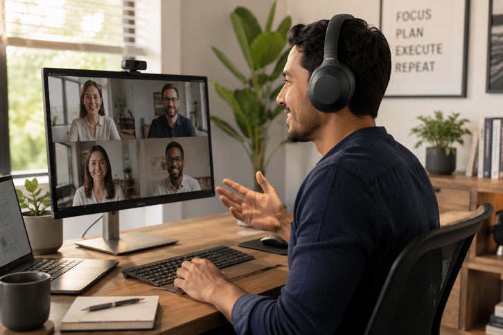 Auriculares para Oficina en Casa - Sony WH-1000XM5 auriculares para música y llamadas
