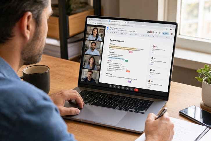 Las 10 Mejores Apps de Productividad para Trabajo Remoto en 2026 - Google Workspace colaboración en documentos para trabajo remoto