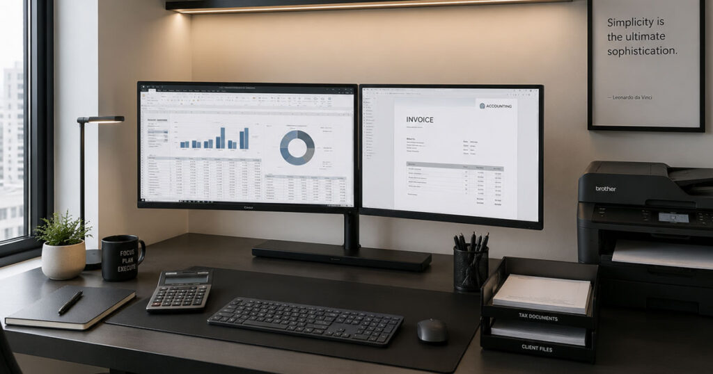 setup de home office para contadores 2026