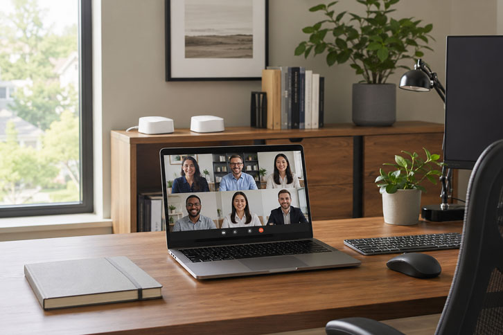 Amazon eero 6+ (pack de 2) - Mejor Mesh para Casas Medianas - mejor wifi home office