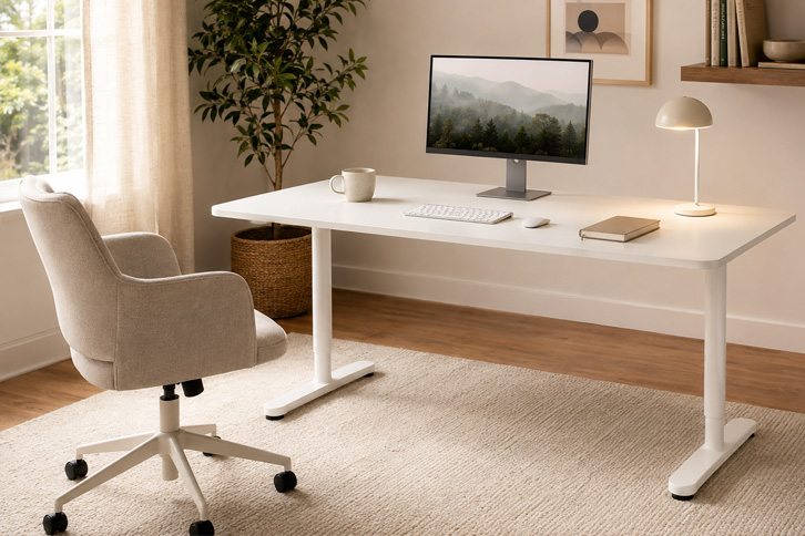 IKEA BEKANT (fijo) - Mejor Superficie Amplia - escritorios ikea baratos