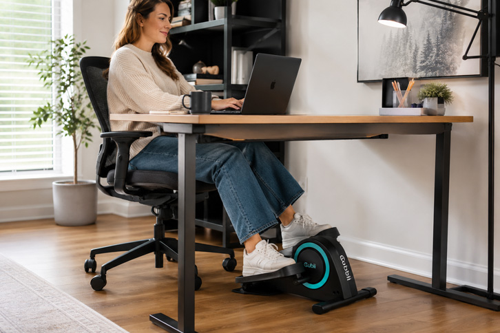 Cubii JR1 - Mejor para Rodillas Sensibles - pedaleador oficina