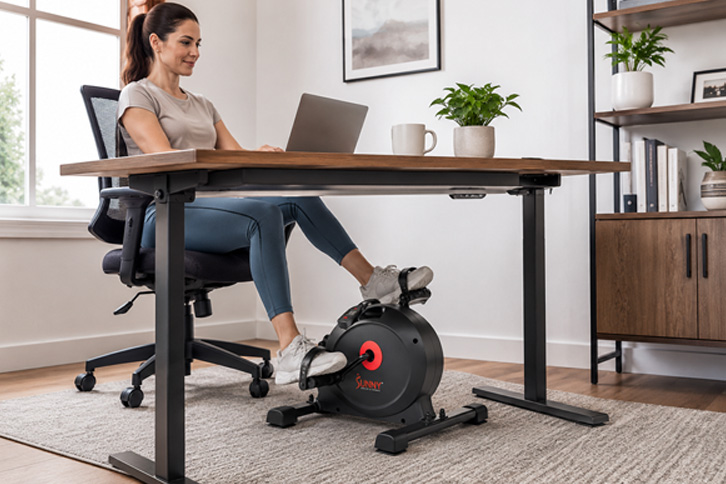 Sunny Health & Fitness SF-B0418 - Mejor Opción Económica - under desk bike
