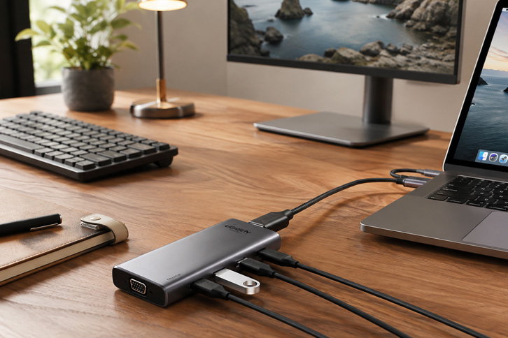 UGREEN 8-en-1 USB-C (20W) - Mejor Presupuesto