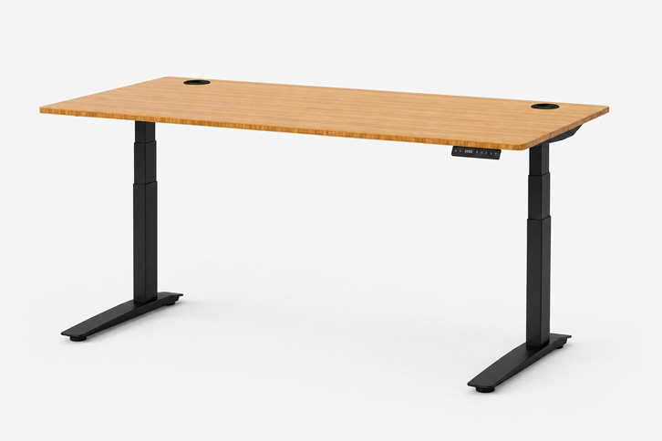 jarvis vs uplift - Escritorio Jarvis de bambú con marco negro vendido por Herman Miller