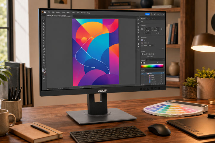 ASUS ProArt PA248QV - Mejor barato - para diseño gráfico - mejor monitor para diseño gráfico