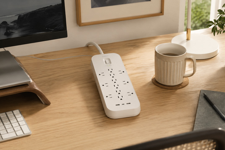 Belkin 12-Outlet + USB-C - Máxima Protección
